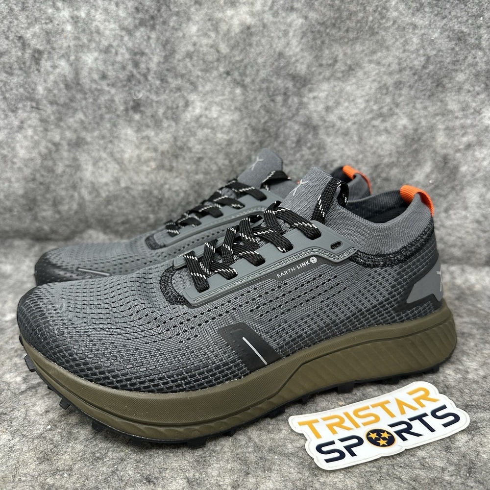 Flux Adapt Trail Runner Running Shoes Womens Size 6.5 Grey Olive Green Sneaker